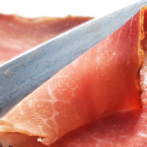 prosciutto di parma affettato